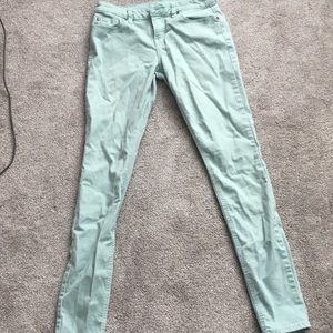 blackheart mint green skinny jeans